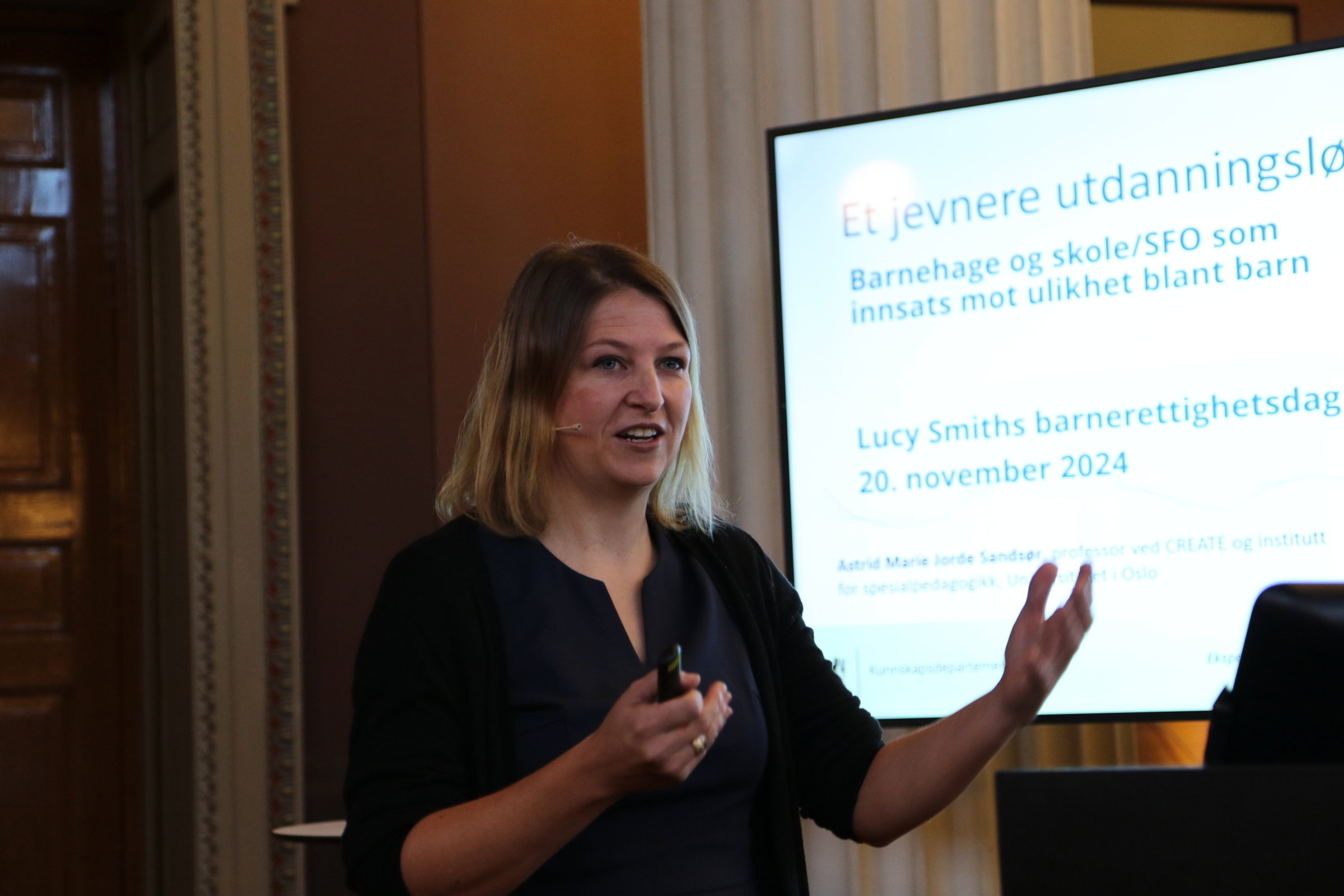 Astrid Marie Jorde Sandsor professor Institutt for spesialpedagogikk og CREATE Ui O