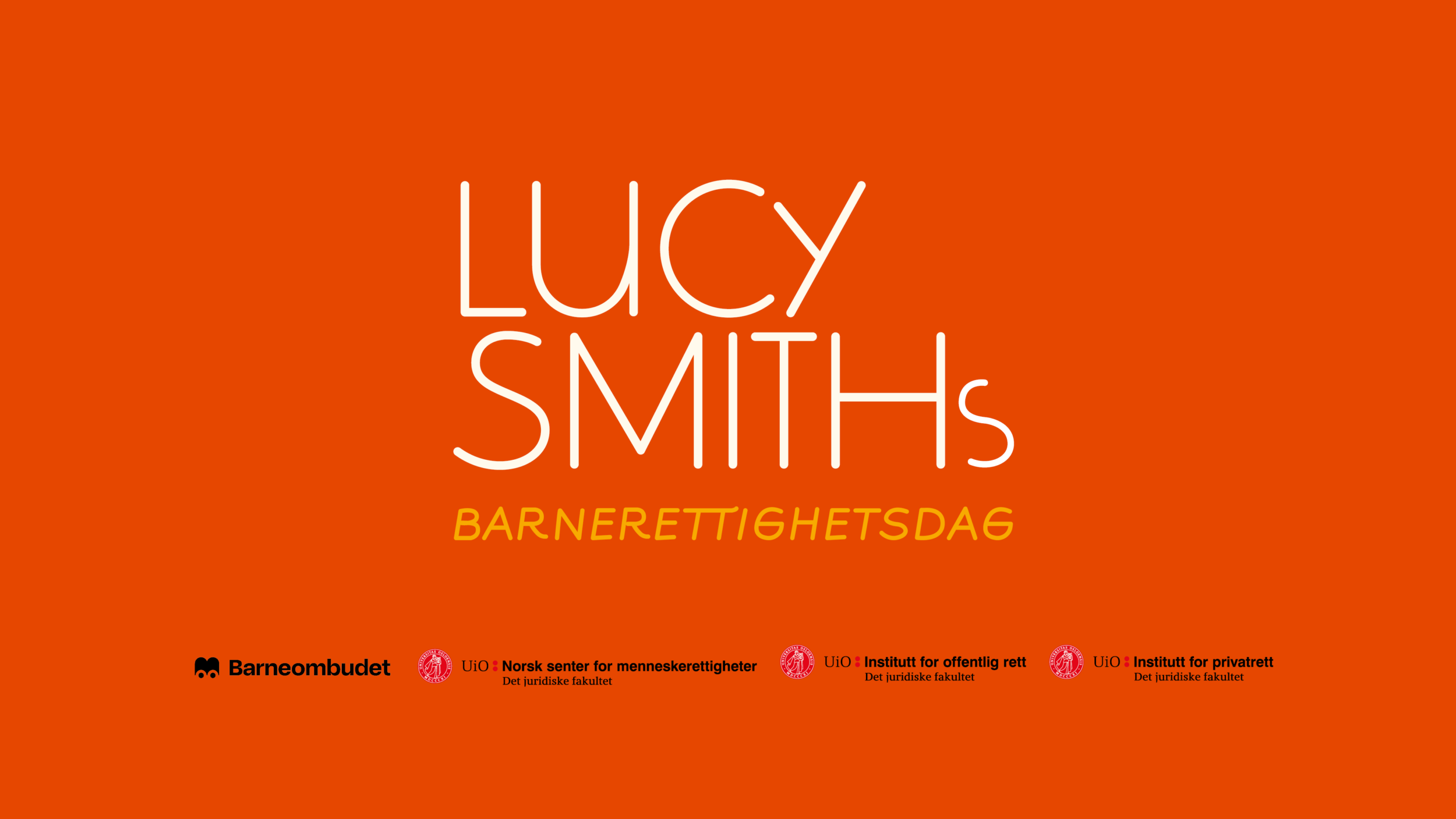 Lucy Smith logo med BO og UiO logoer
