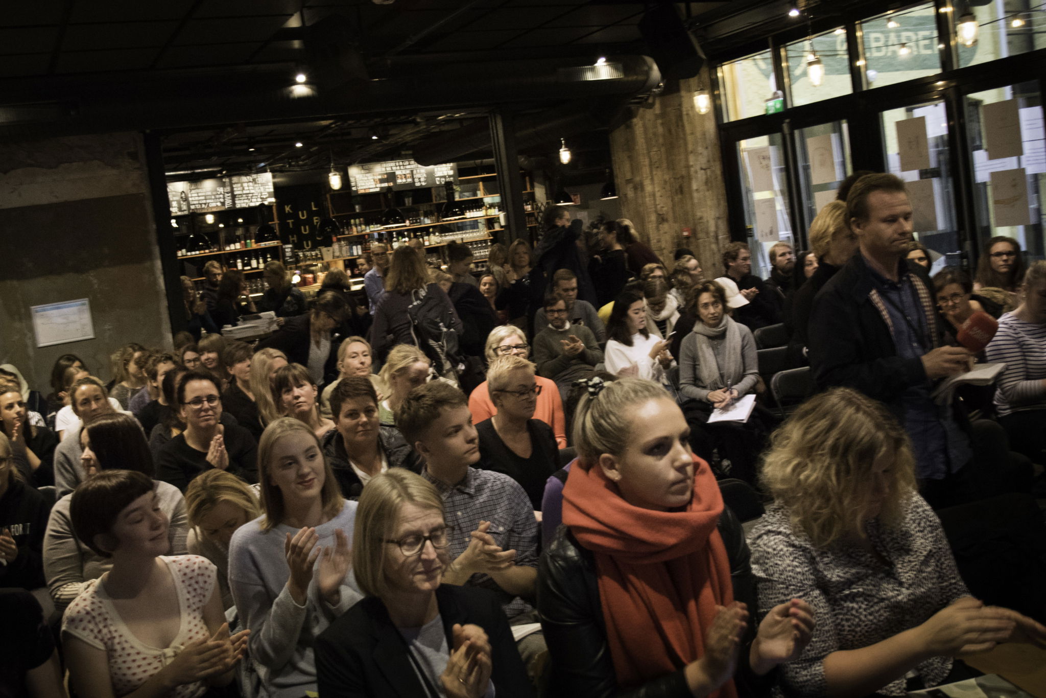 Lansering på kulturhuset publikum