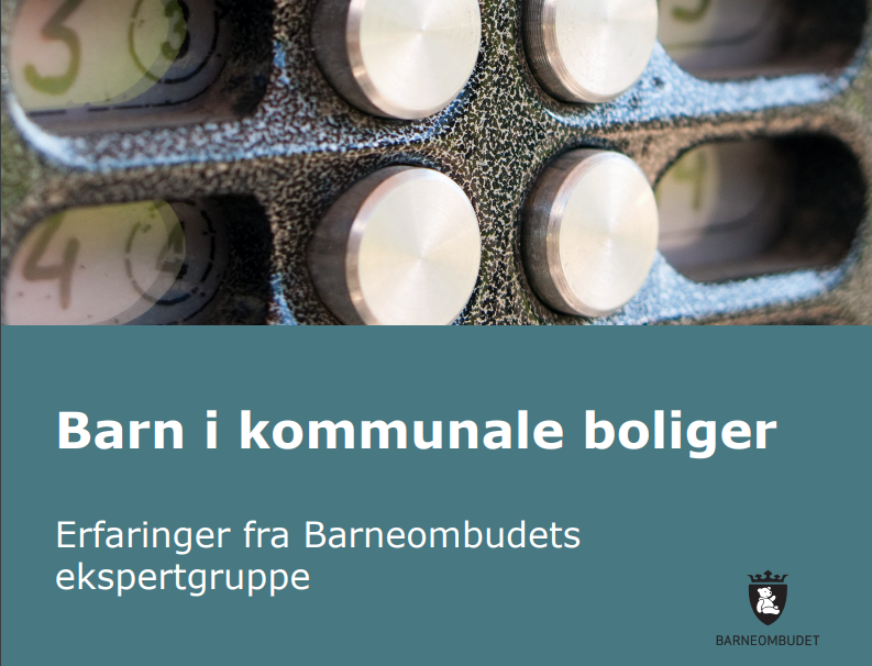 Forside rapport Barn i kommunale boliger