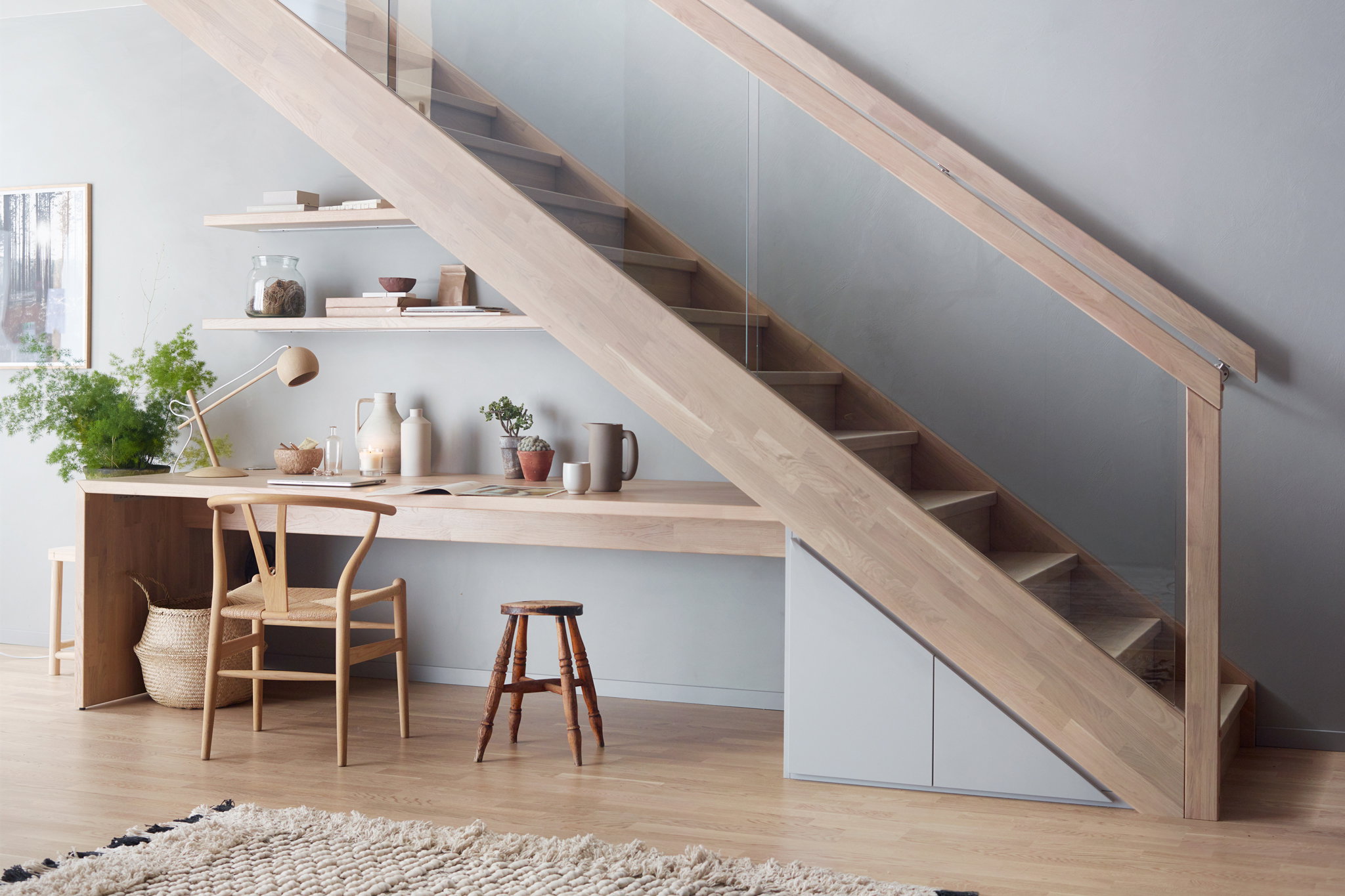 Stryntrappa Foss - en trapp i skandinavisk design, med glass