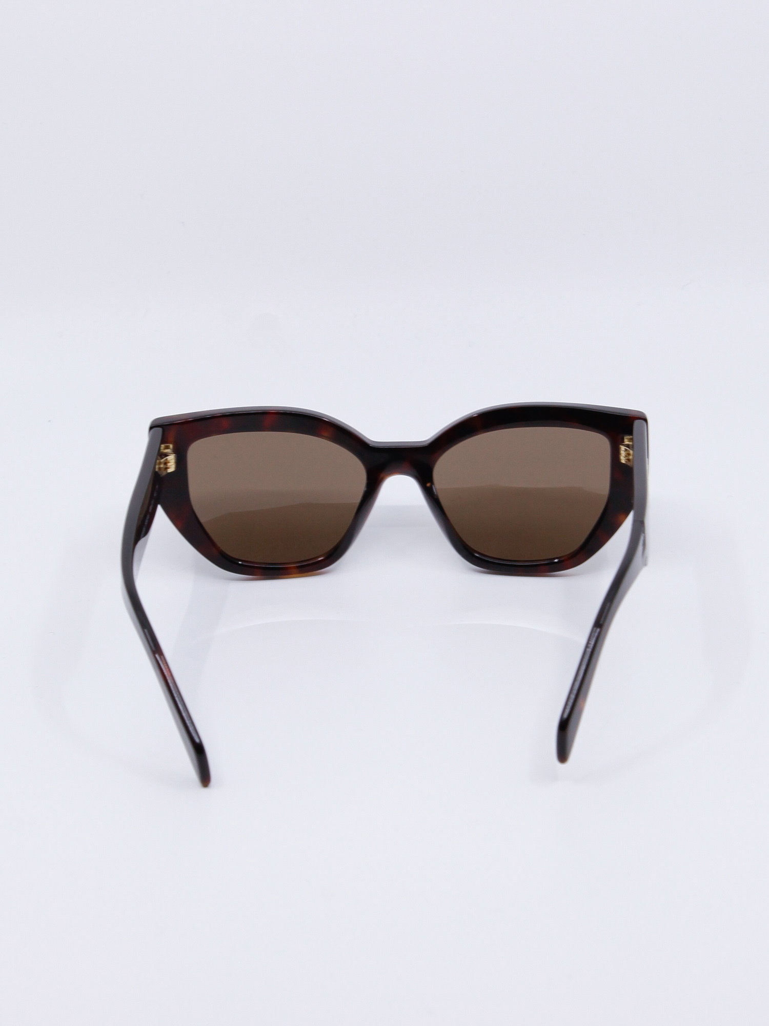 Cateye solbrille i brun med brune solbrilleglass