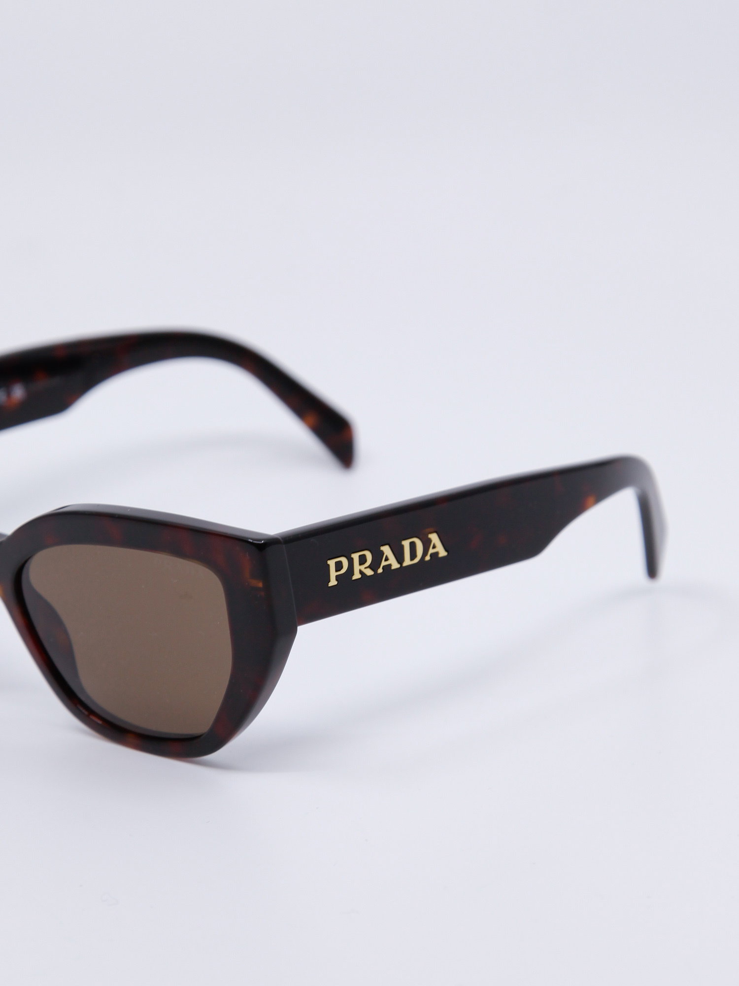 Cateye solbrille i brun med brune solbrilleglass