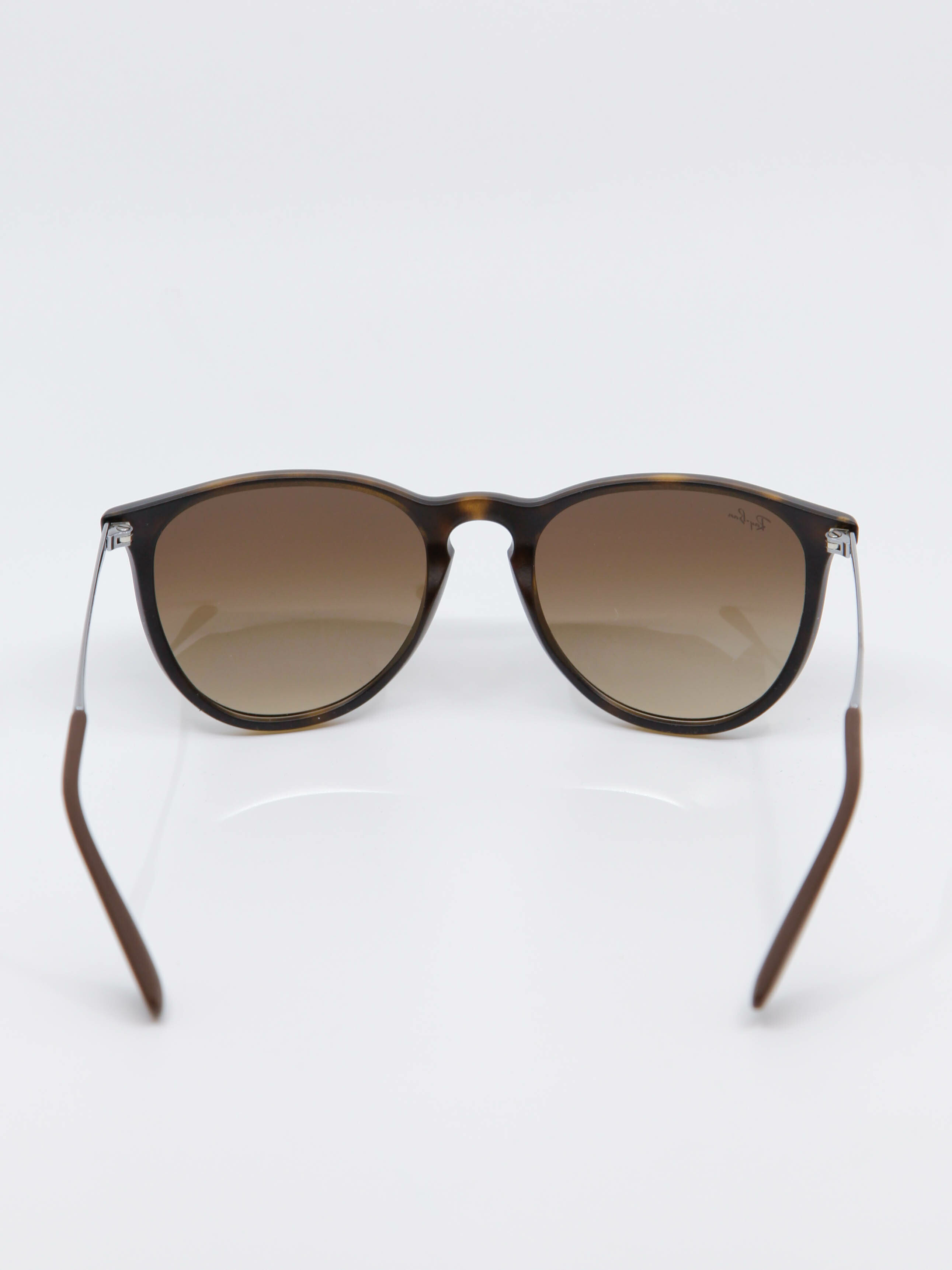 Havana farget solbrille med rund form