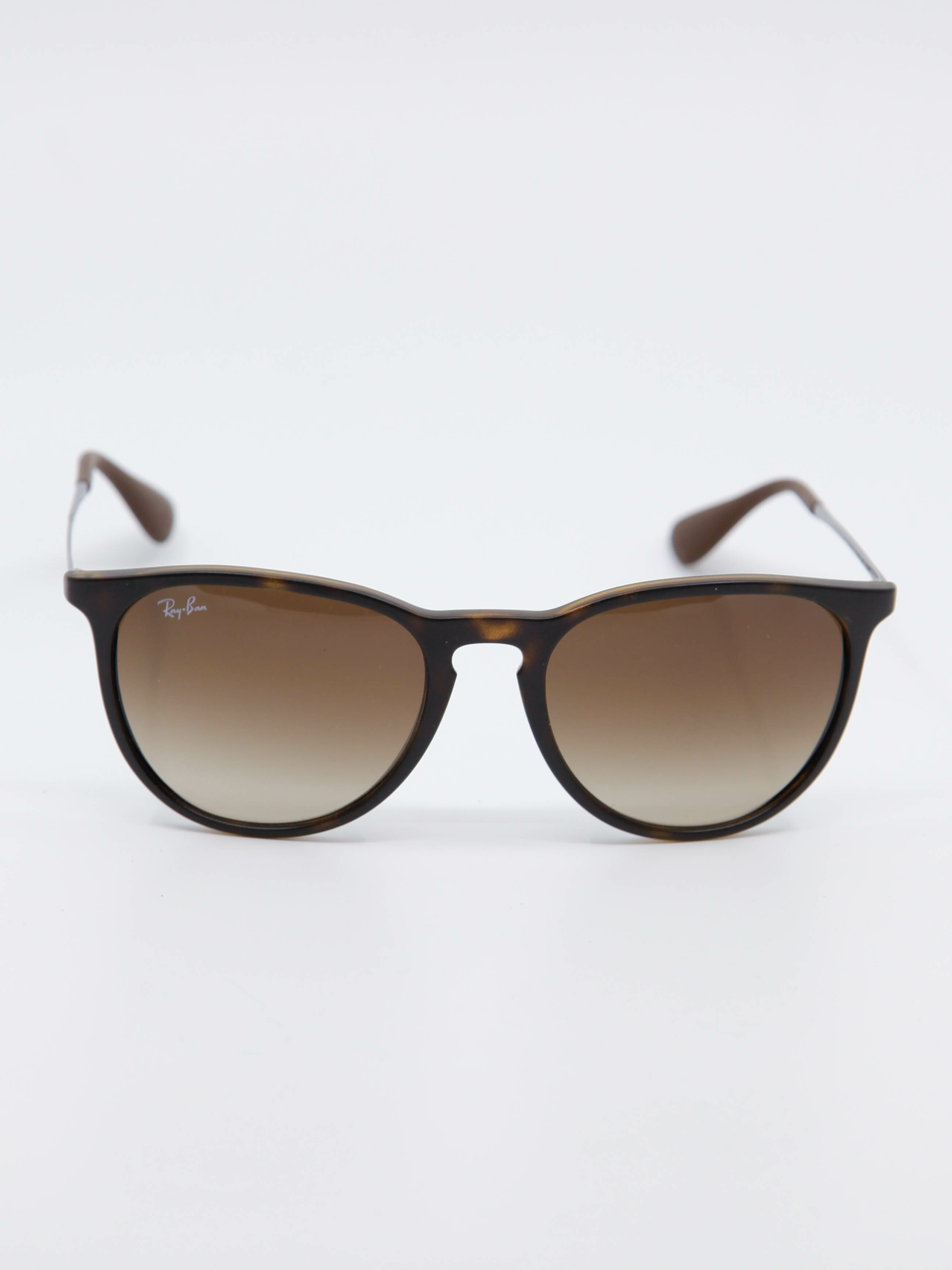 Havana farget solbrille med rund form
