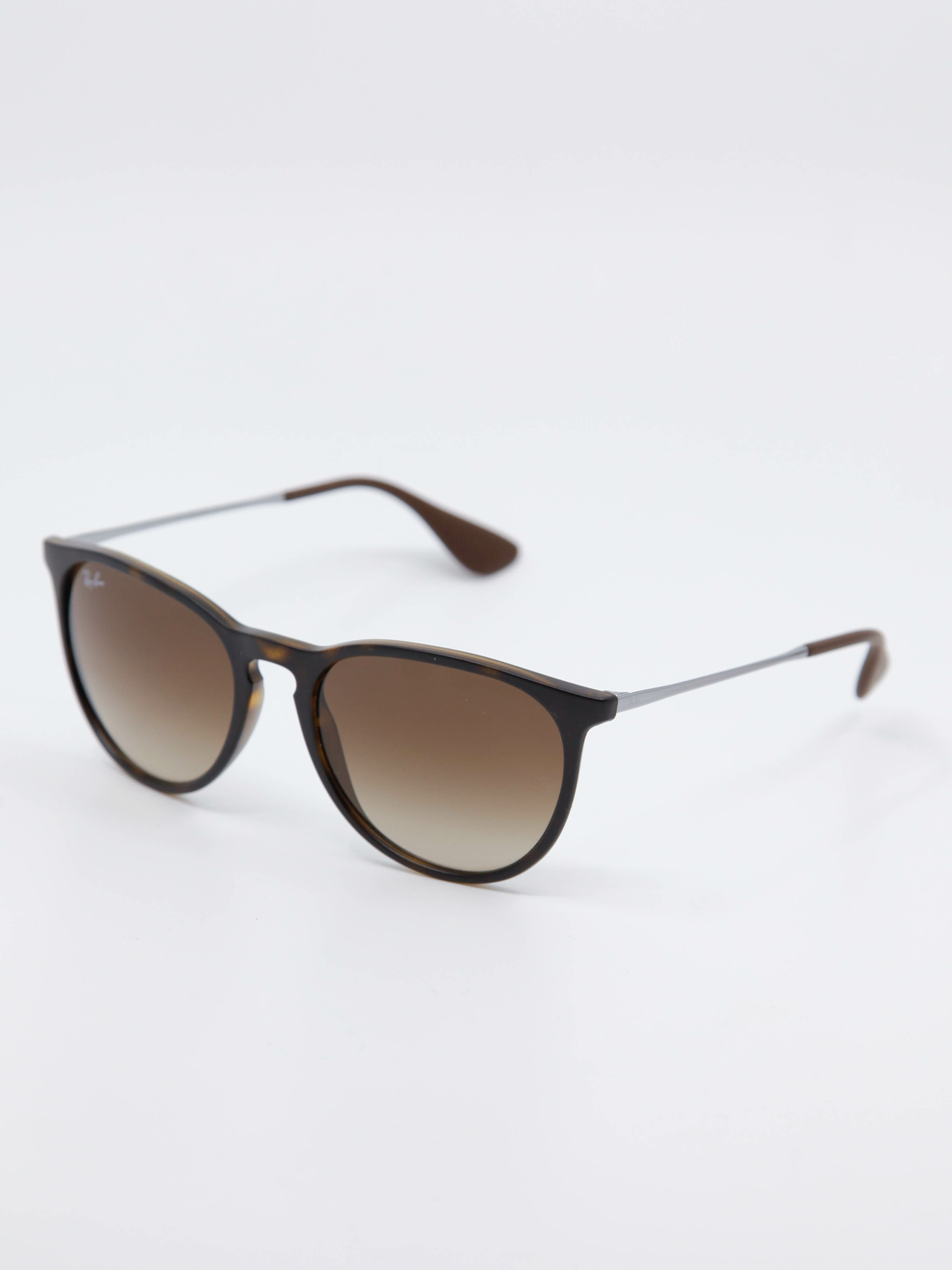 Havana farget solbrille med rund form