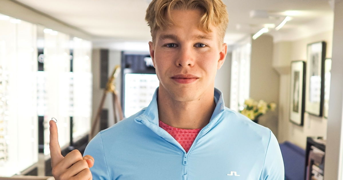 Marcus Rooth Advert Markus Rooth tar synstest hos Krogh Optikk og tester nye linser – Krogh ...