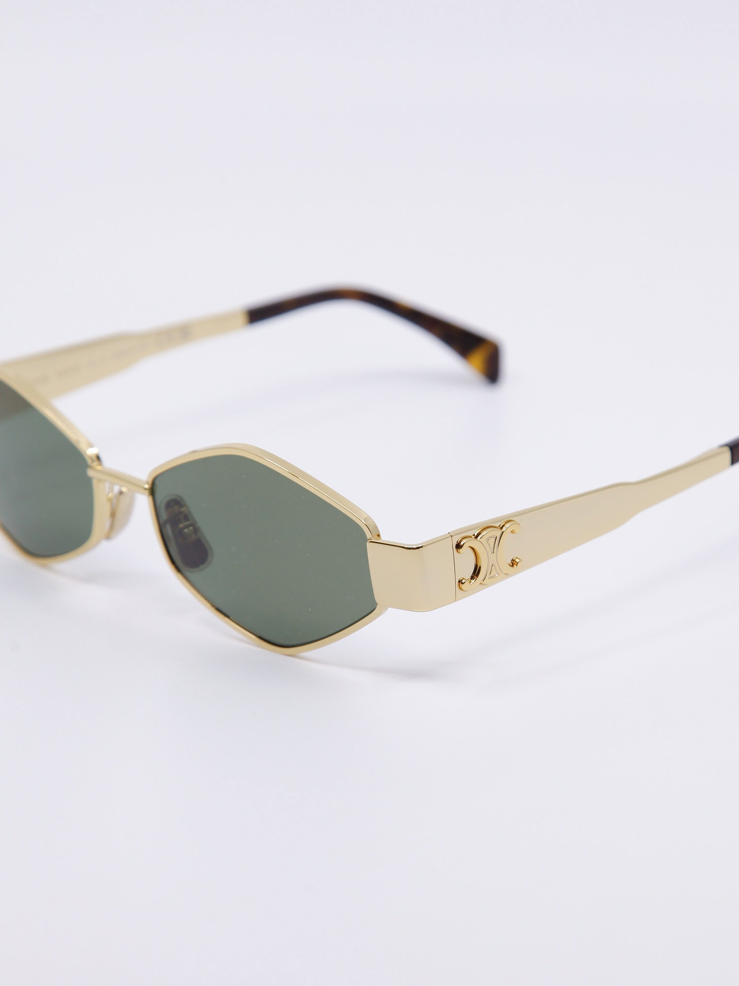 Metallsolbrille i gull