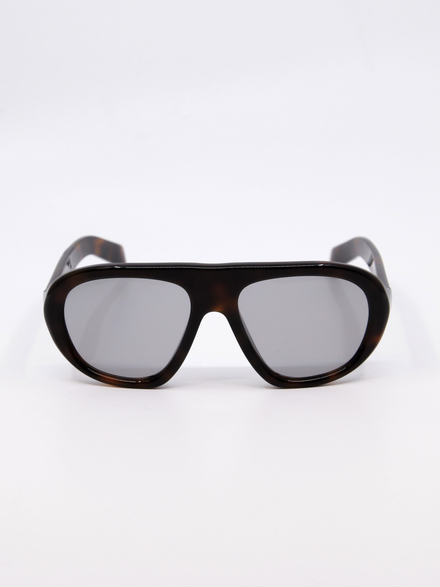 Pilotsolbrille i brun med grå solbrilleglass