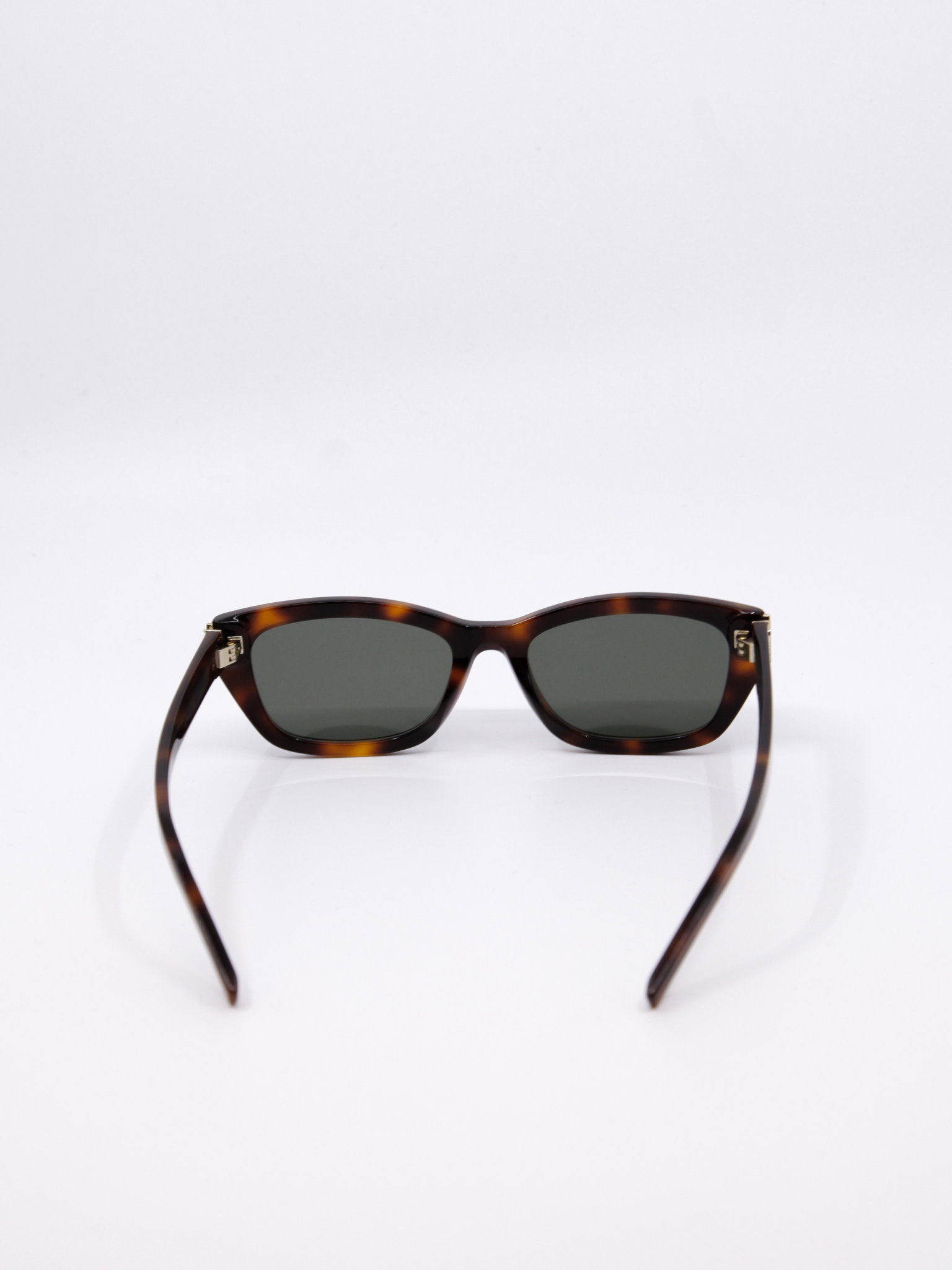 Klassisk cateye solbrille med brun ramme