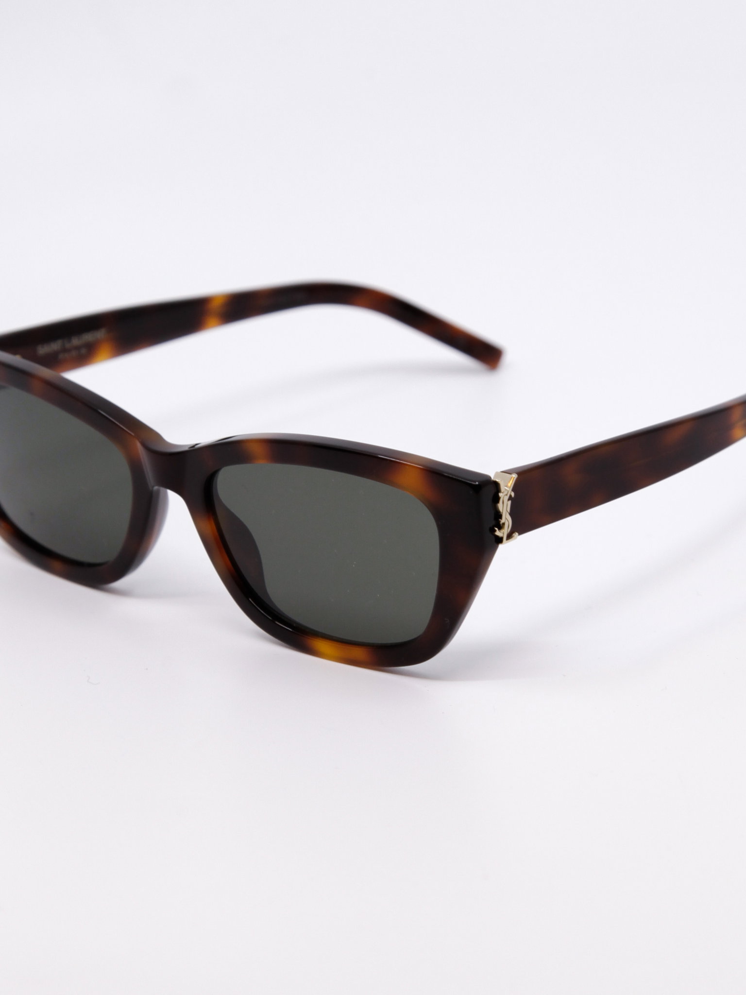Klassisk cateye solbrille med brun ramme