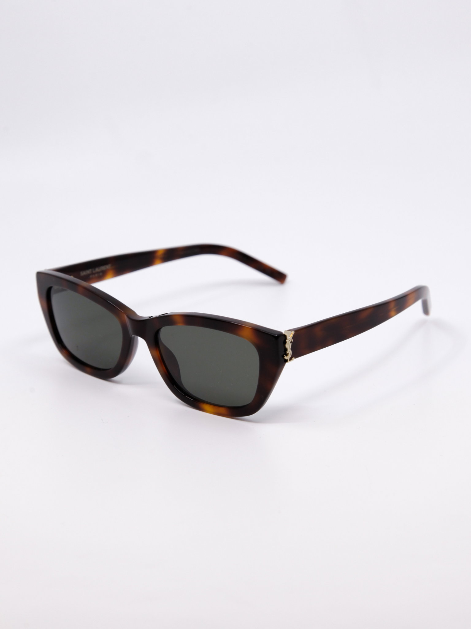Klassisk cateye solbrille med brun ramme