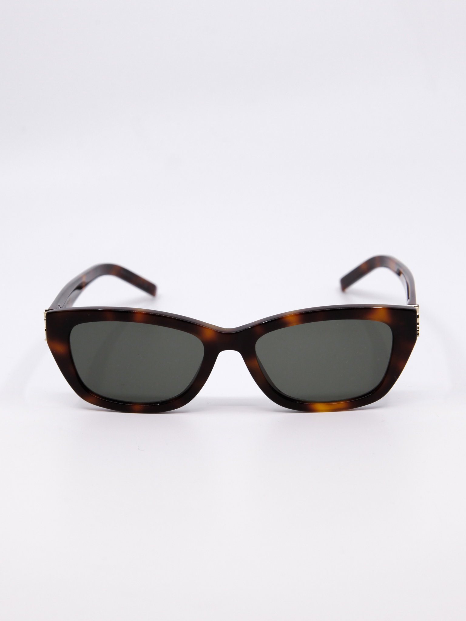 Klassisk cateye solbrille med brun ramme