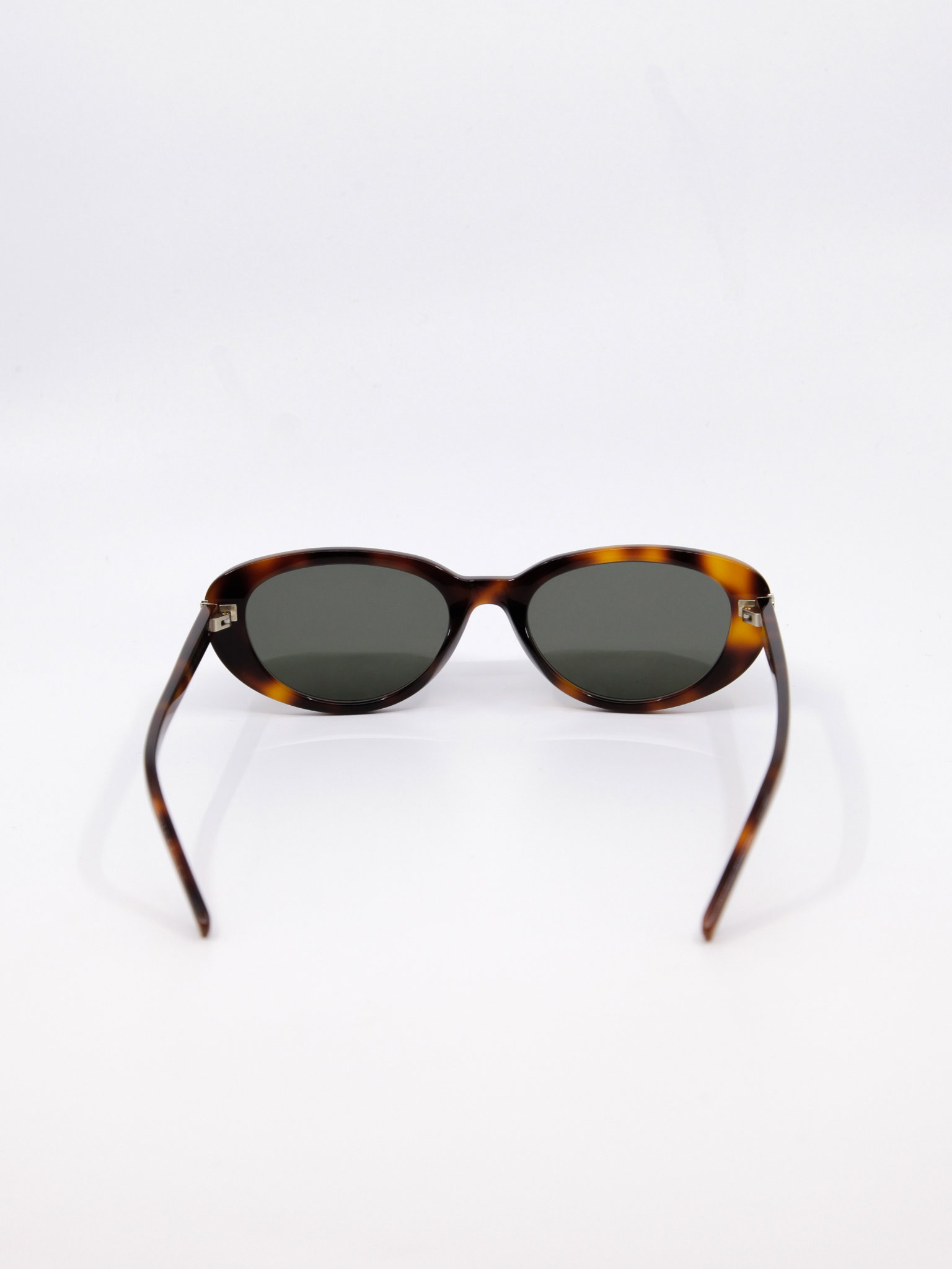 Brun avrundet cateye solbrille