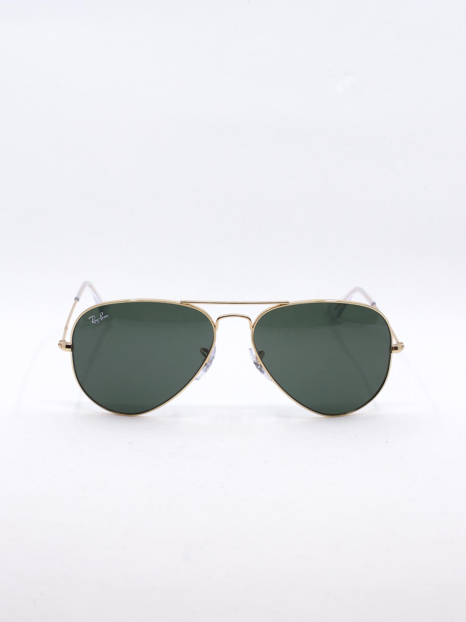 Pilot solbrille i gull med grønne glass