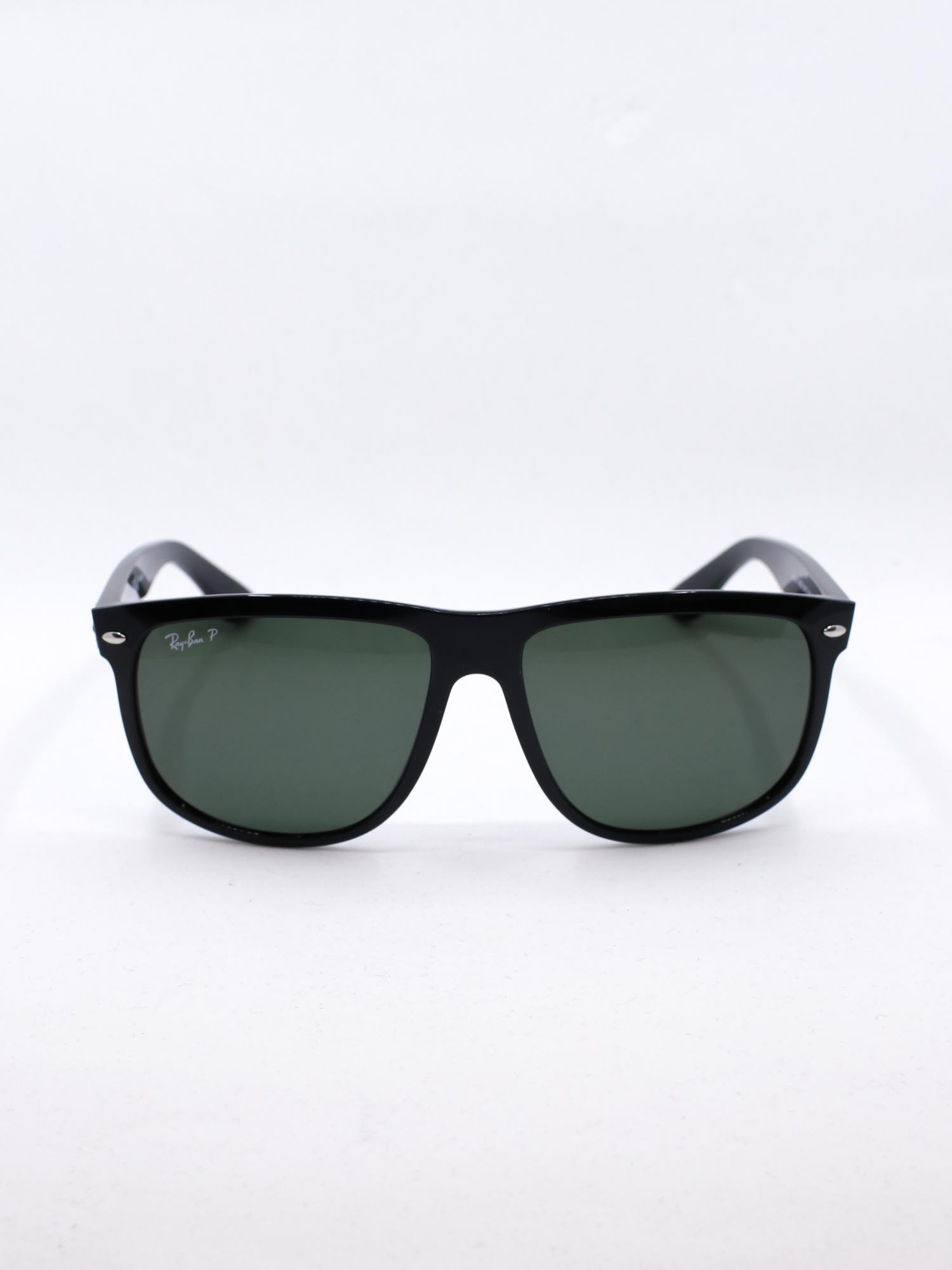 Firkantet solbrille i svart