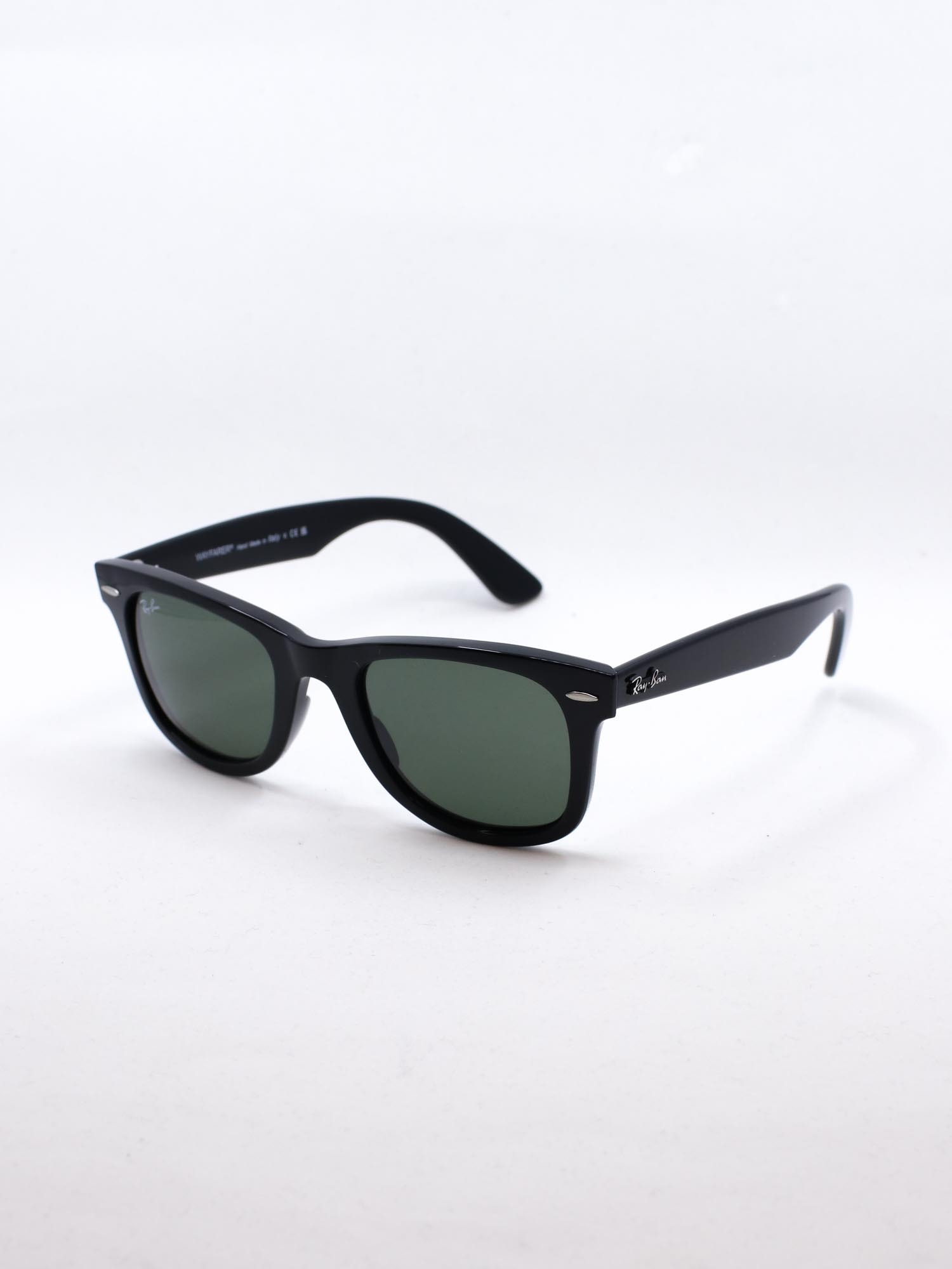 Svart rektangulær solbrille