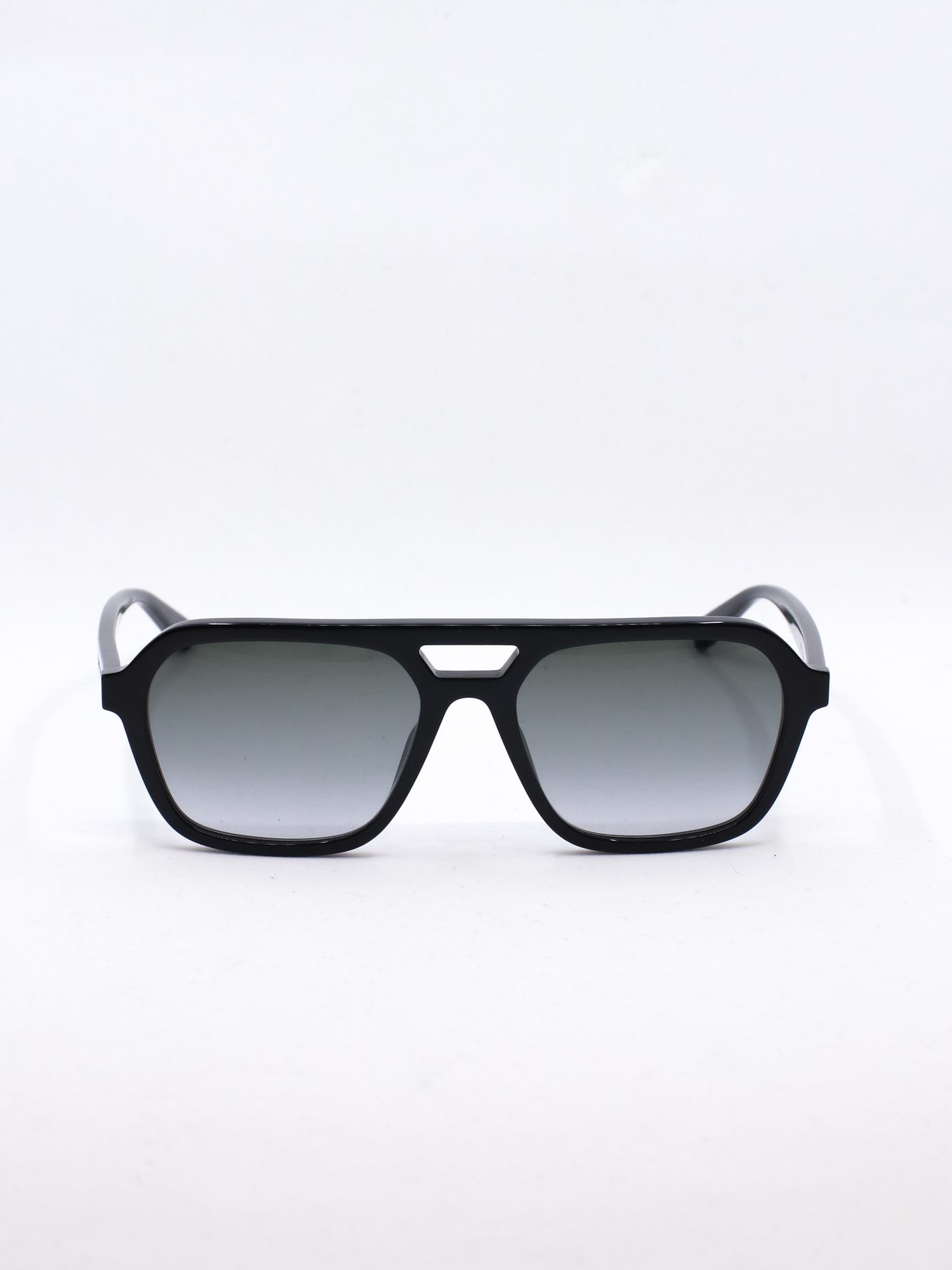 Svart pilotsolbrille med graderte glass