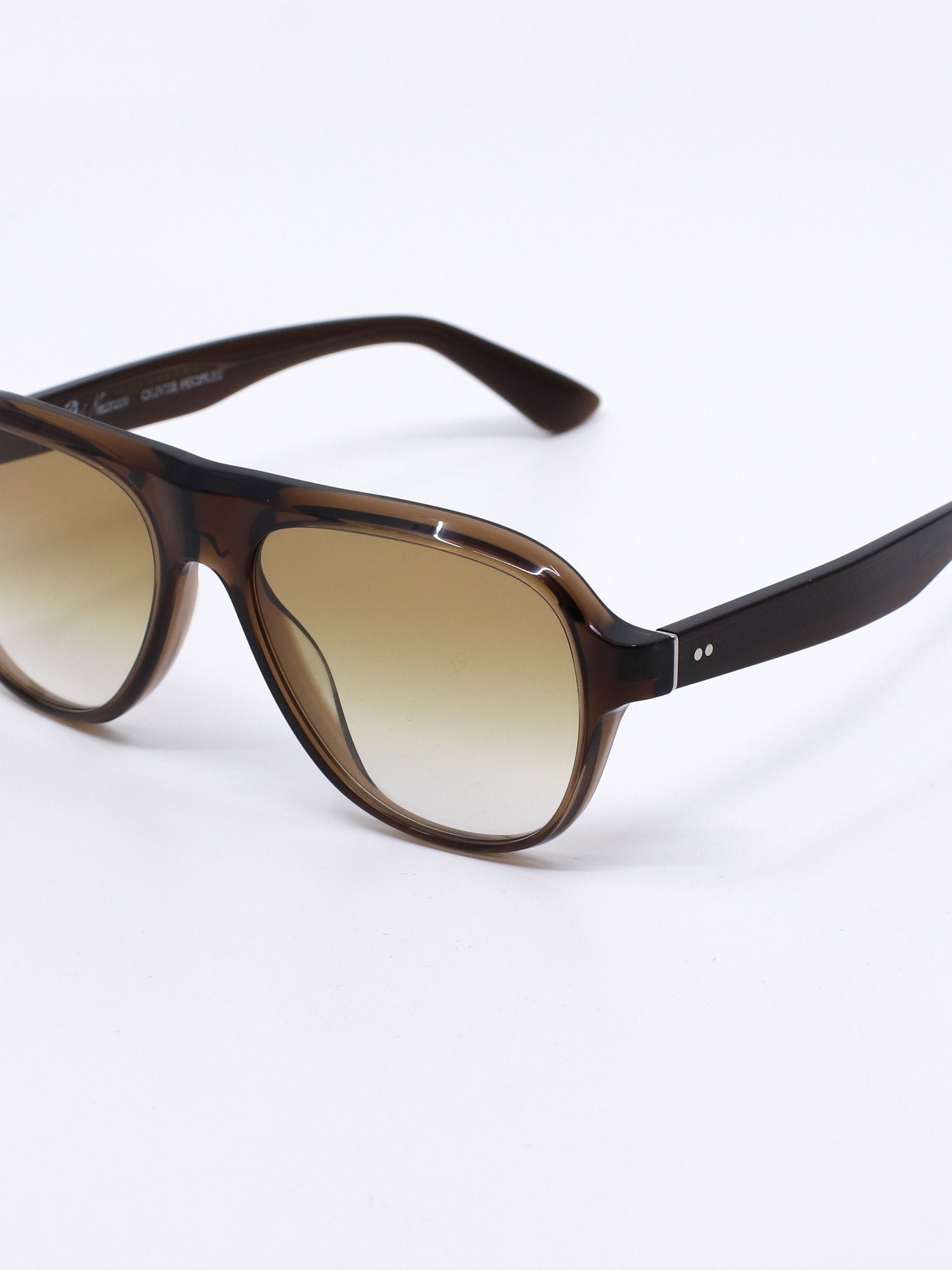 Oliver Peoples pilotsolbrille OV5581U brun – Krogh Optikk