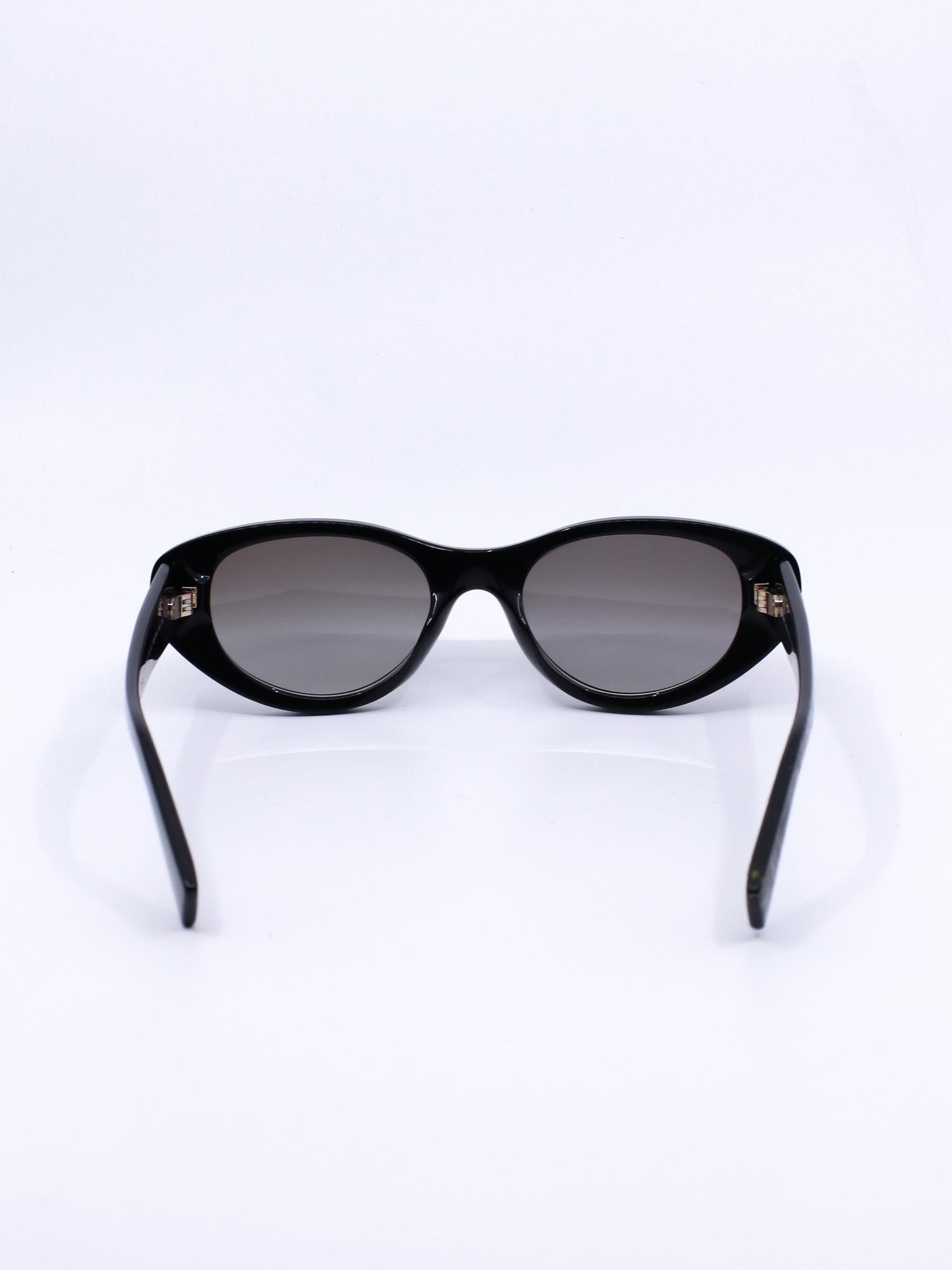 Cateye solbrille i svart
