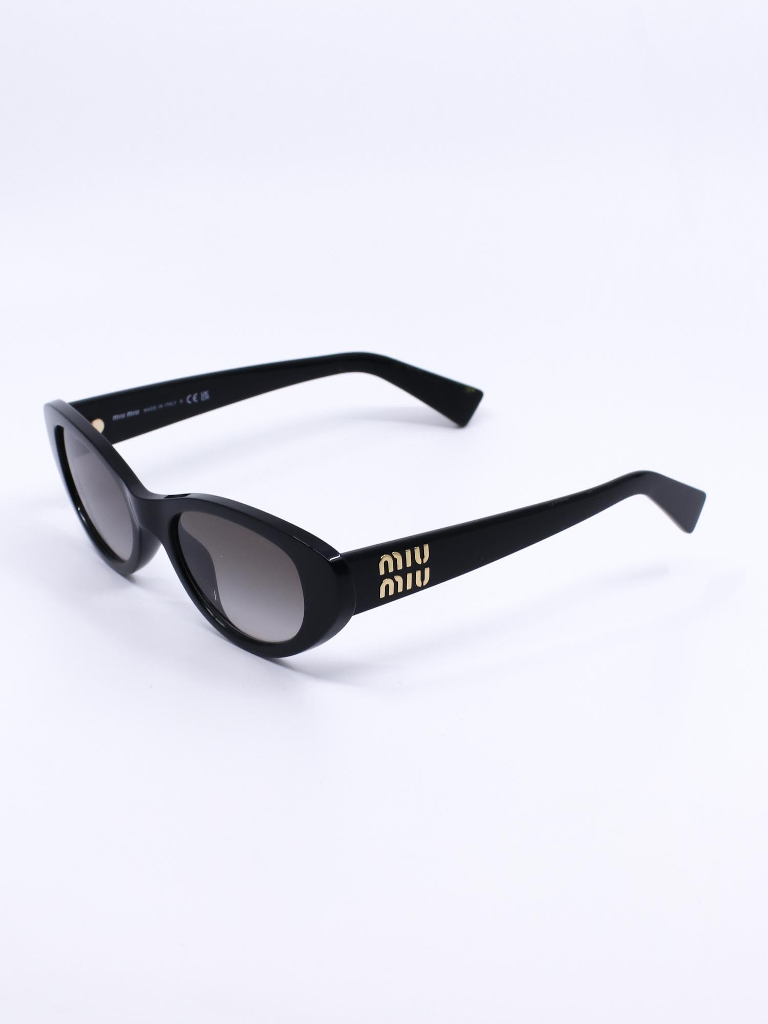 Cateye solbrille i svart