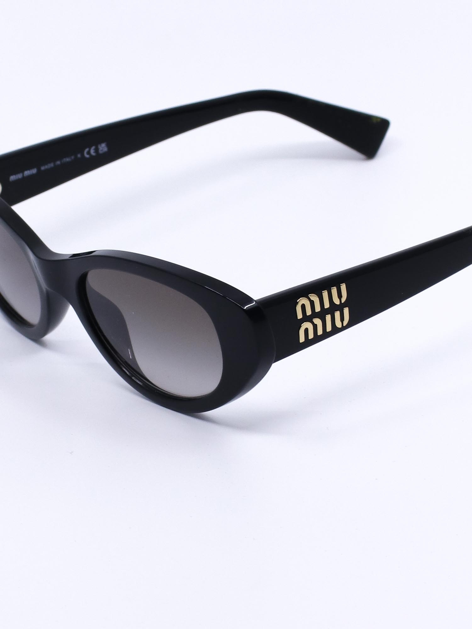 Cateye solbrille i svart