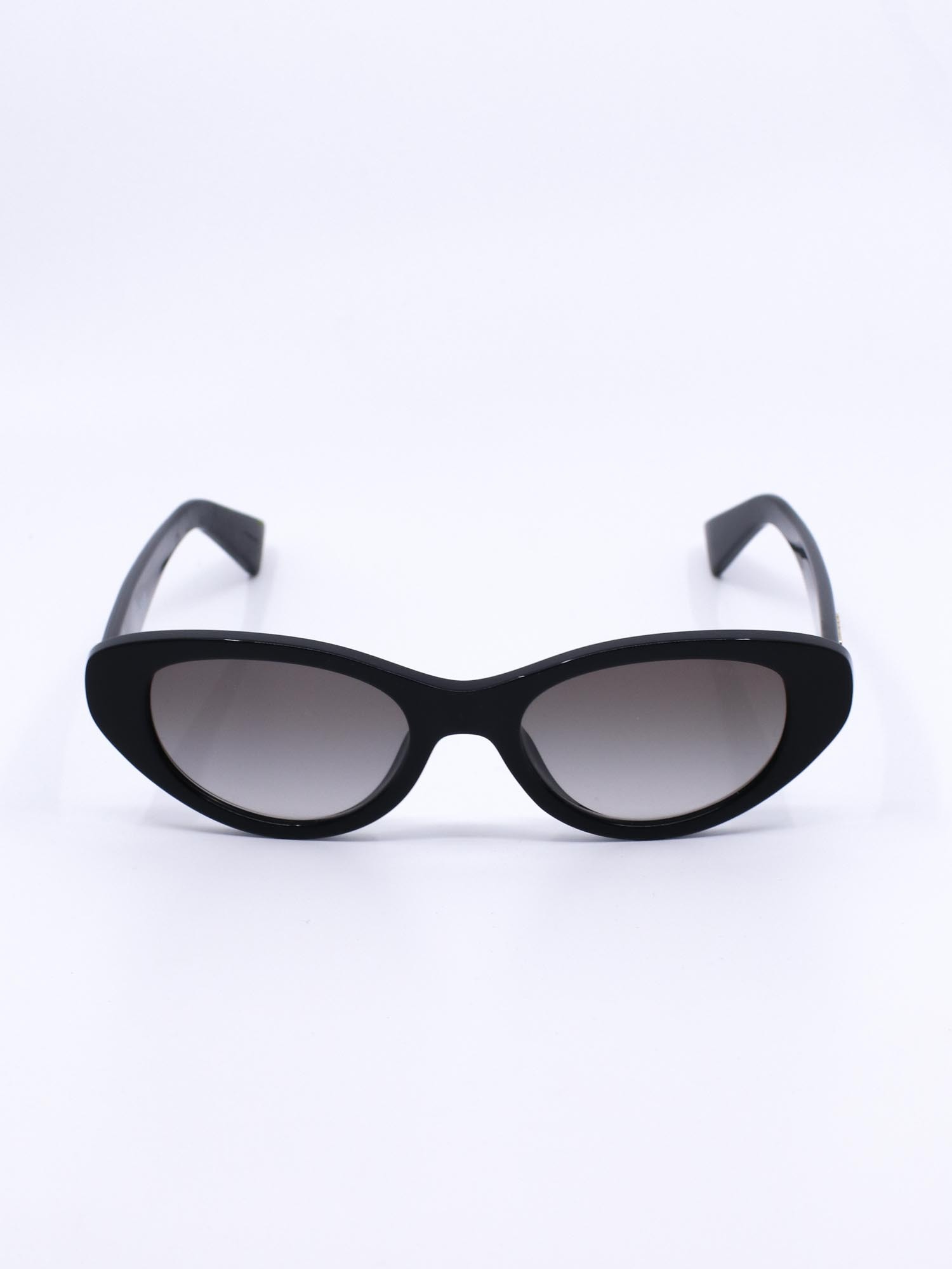 Cateye solbrille i svart