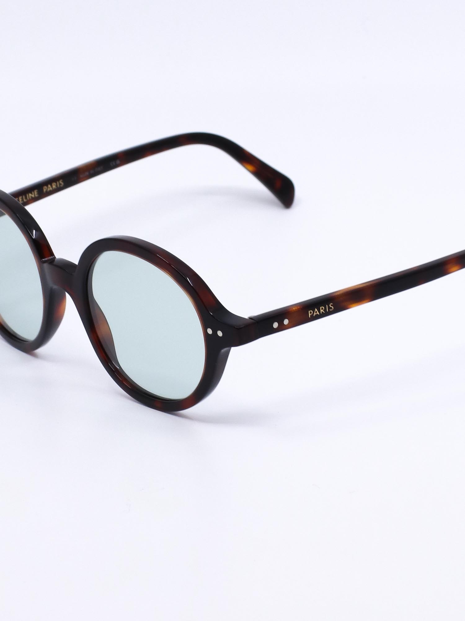 Oversized solbrille med rund fasong