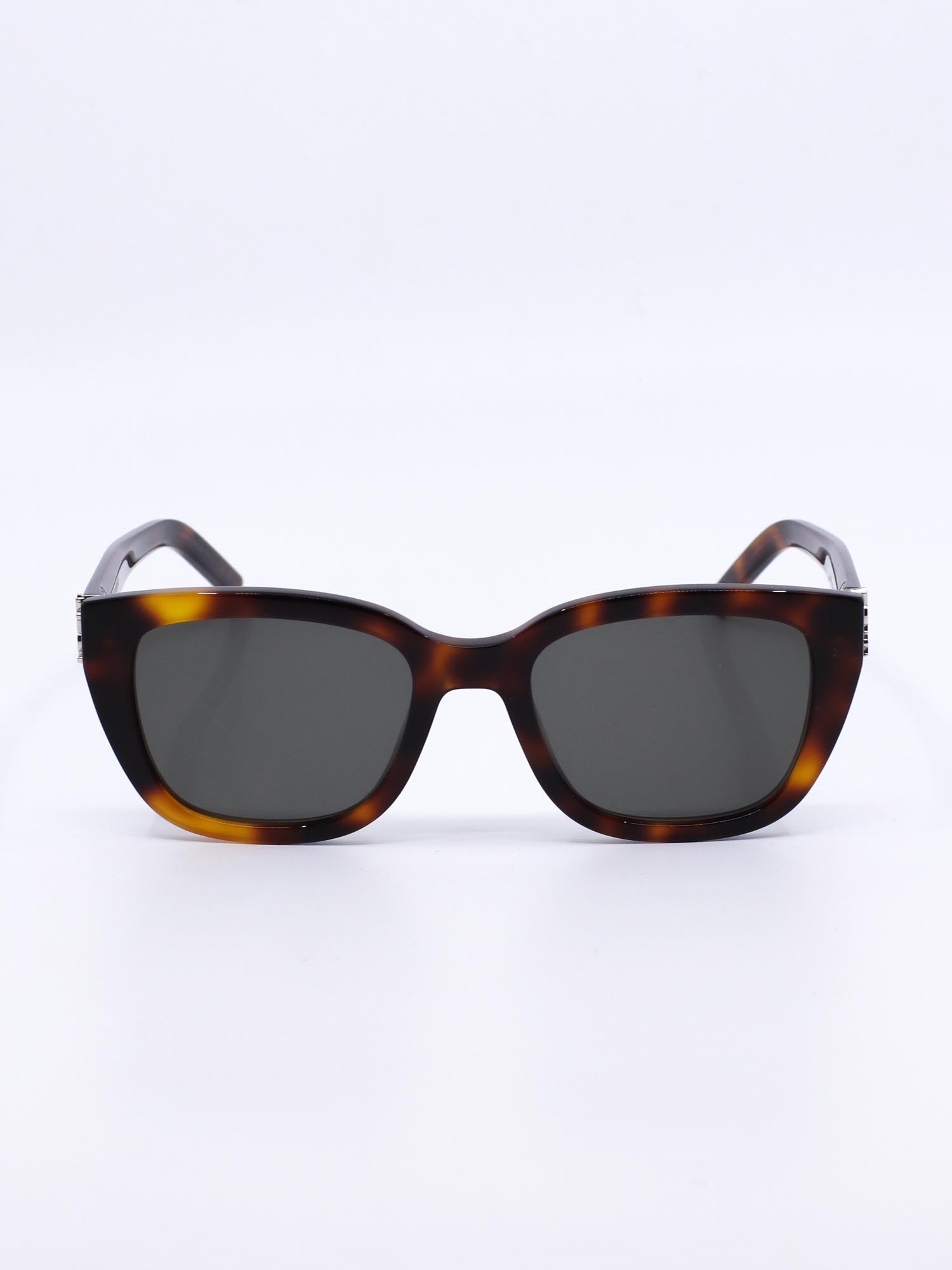 Cateye solbrille i brun med mørke glass