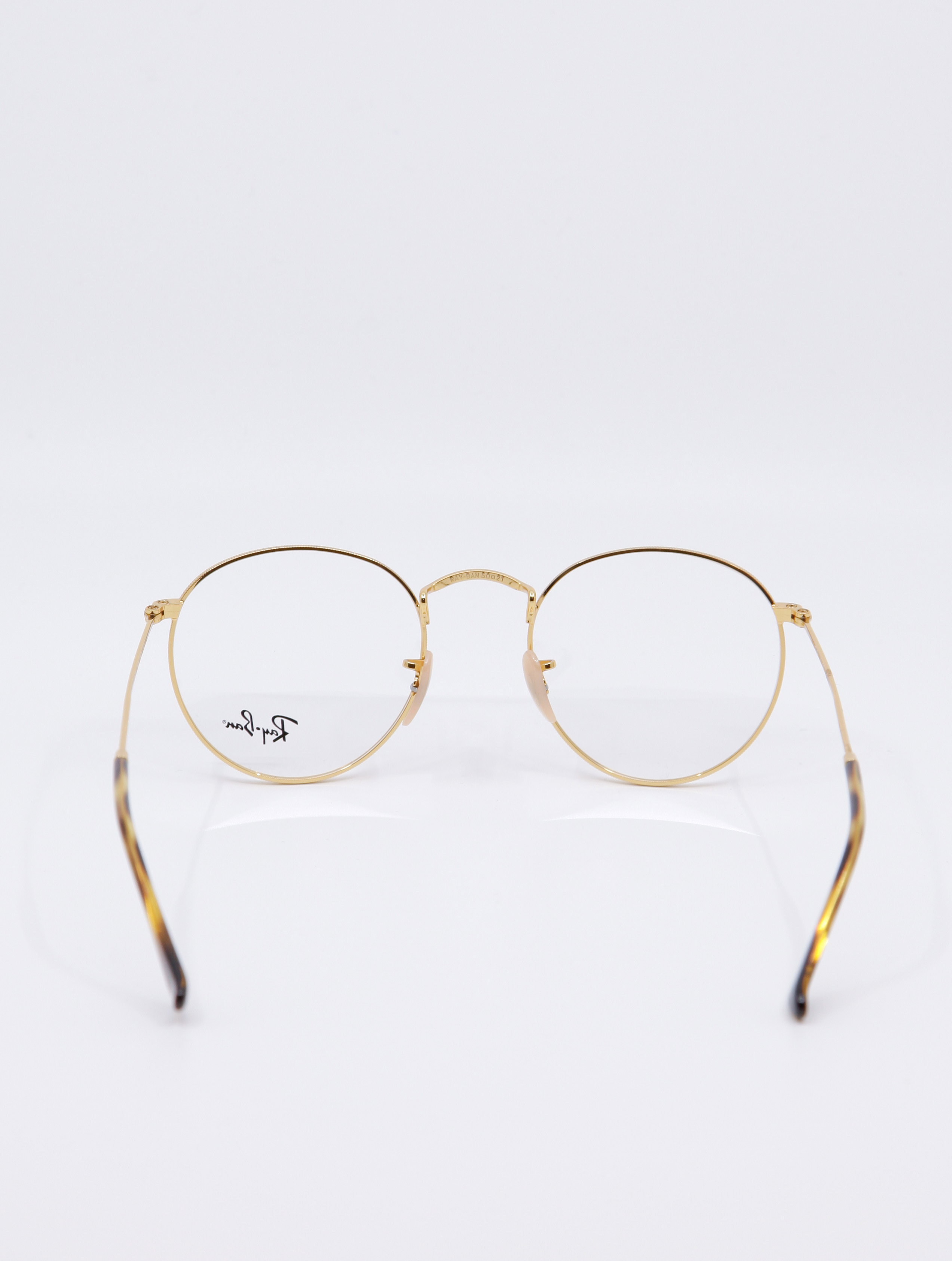 Bilde av rund metallbrille fra Ray-Ban