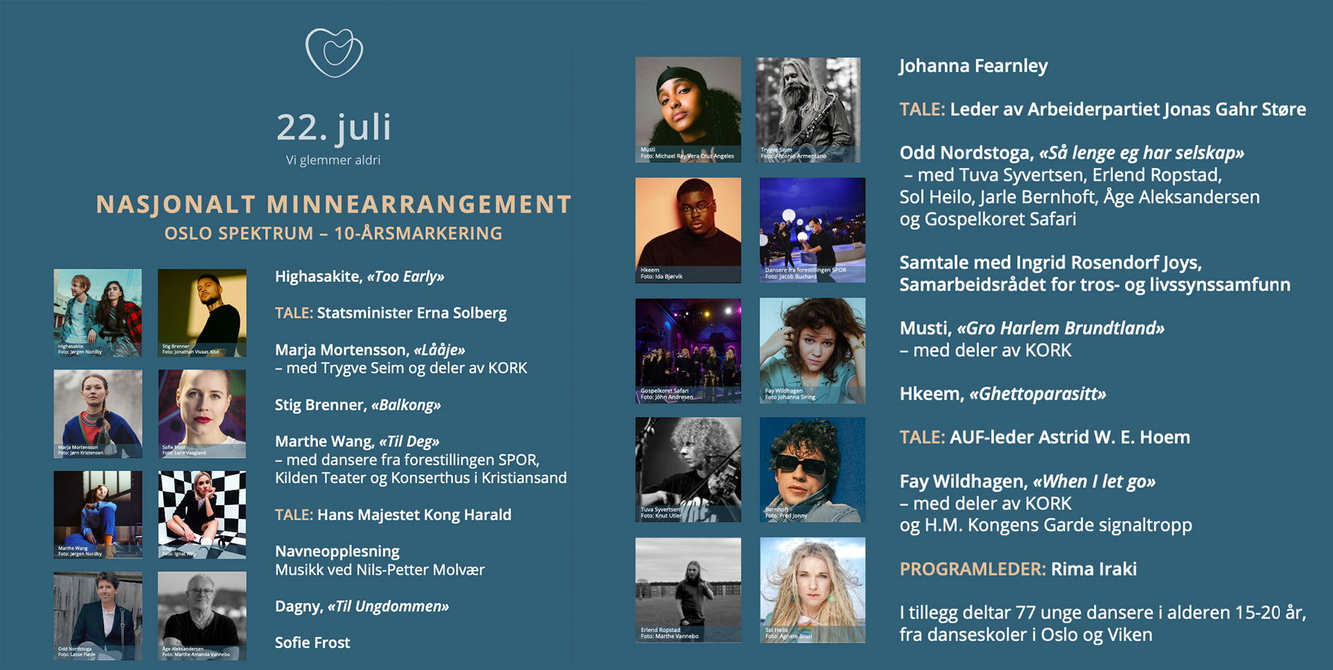 22 juli program kopi