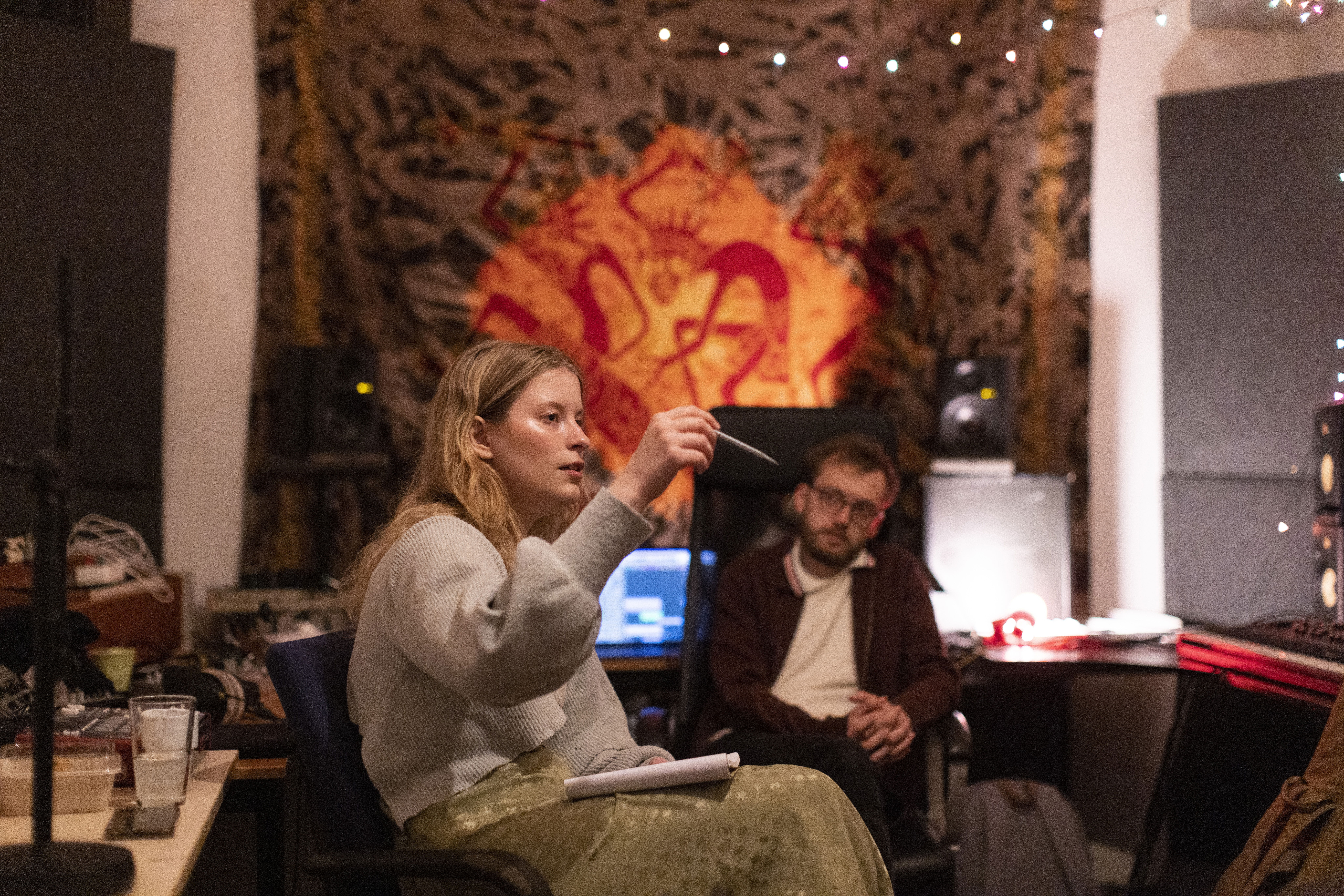 Paris Paloma og Eirik Hella under Bergen Songs 2023. (Foto: Øystein Haara)