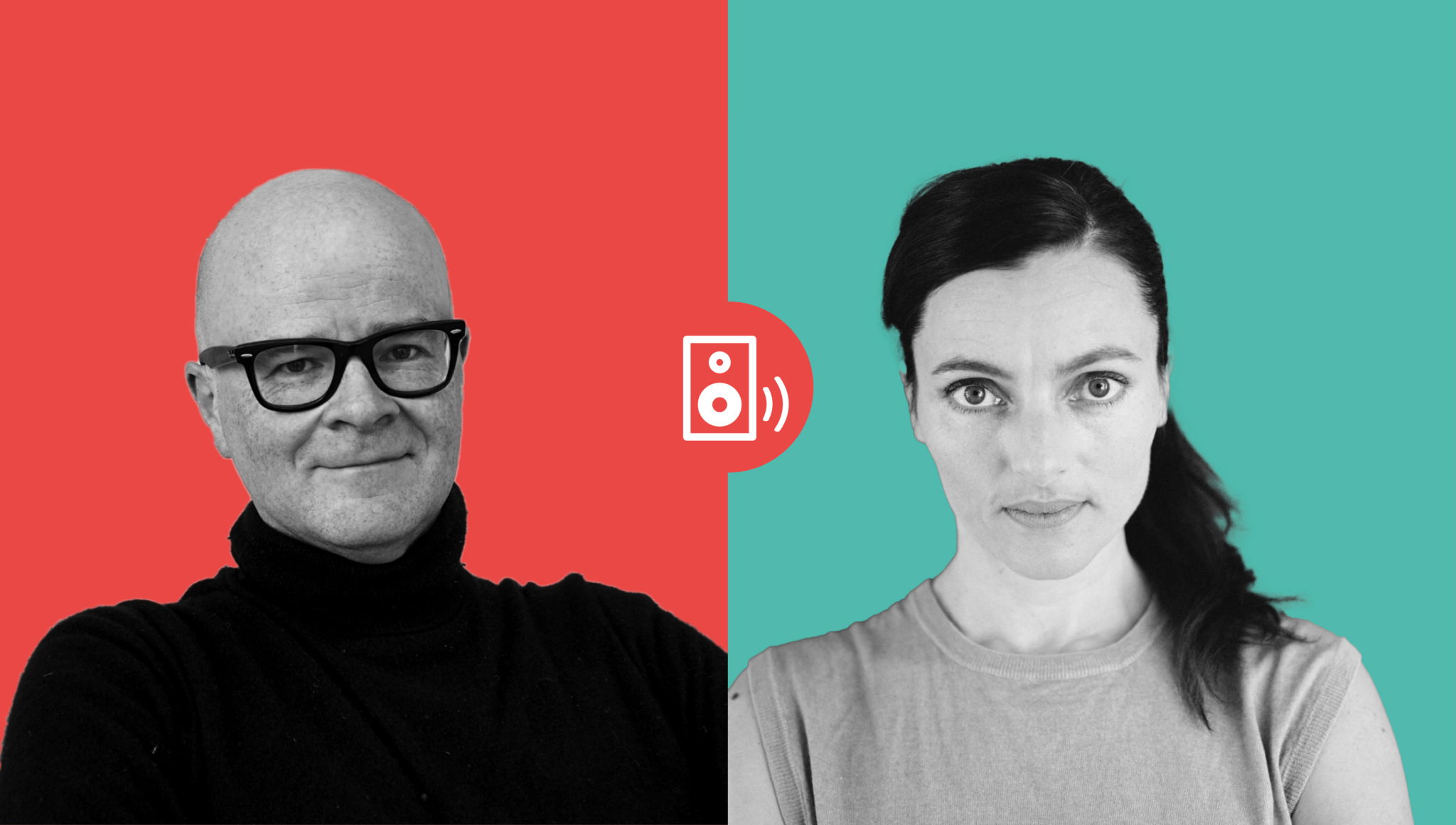 Montasje Vegard Waske Maja Ratkje. Foto Maja: Ellen Lande Gossner