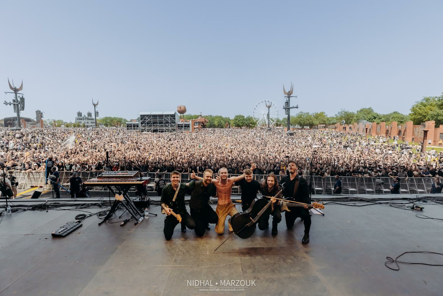 Leprous Mainstage Hellfest photo by Nidhal Marzouk