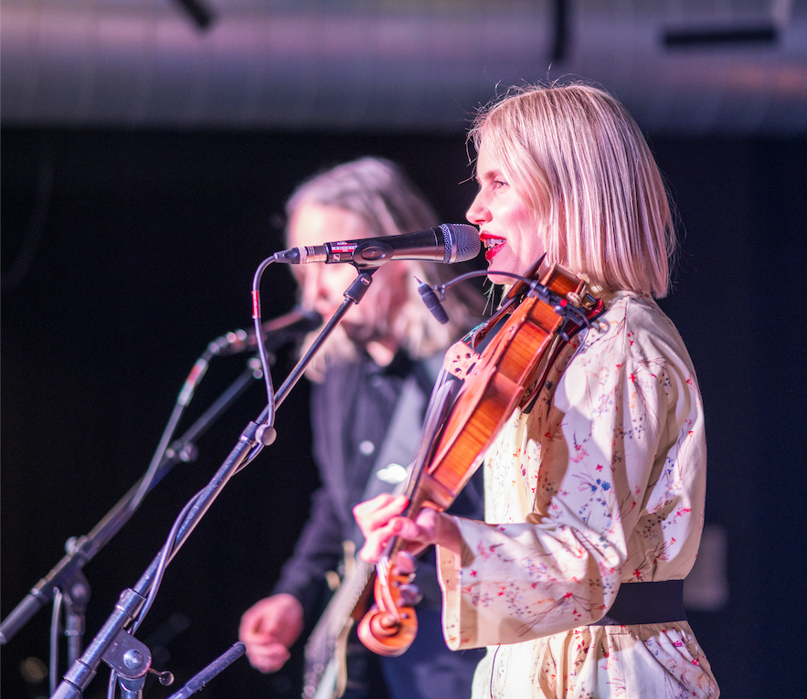 Julie Alapnes på Showcase Scotland (Fotot: Henning Askjer Lefsaker)