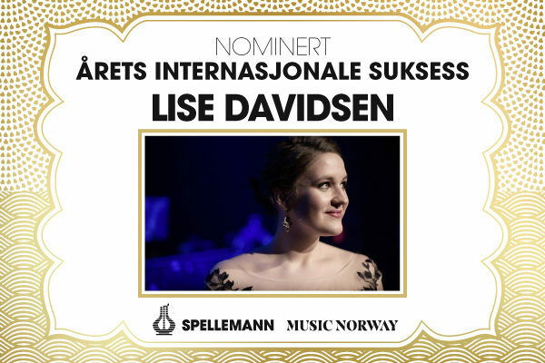 Lise Davidsen Årets internasjonale suksess 2018