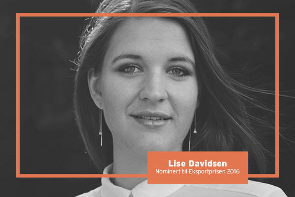 Eksportprisen 2016 Lise Davidsen