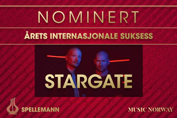 Stargate nominert Spellemann 2017