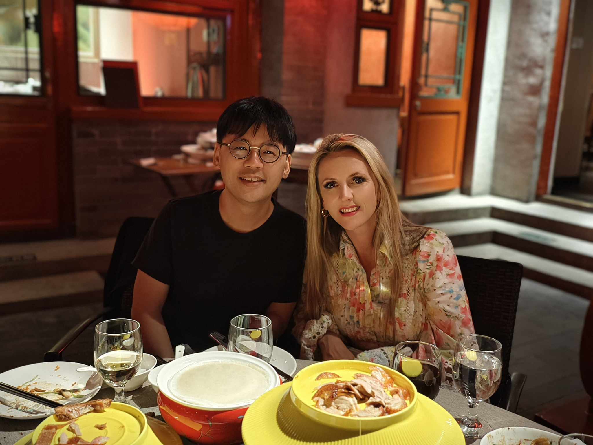 Maria Arredondo sammen med produsent Alan Cheung fra Hong Kong (Foto: Bjørn Terje Bråthen)