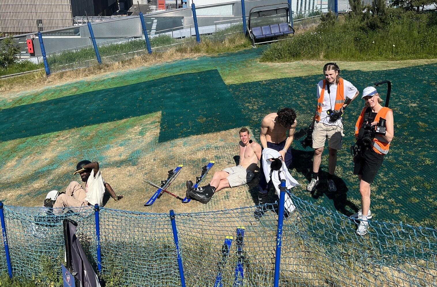 Anna Kristine Lund i VGTV-produksjon (Foto: Kim Midtlie)