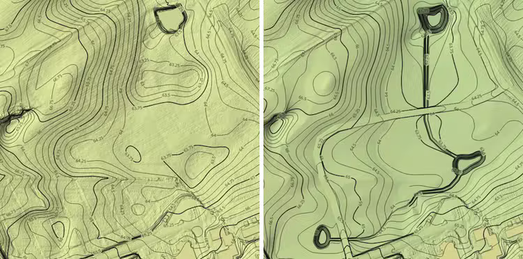 Countouring Maps Detailed contour maps and editable buildings in Workspaces – Scalgo