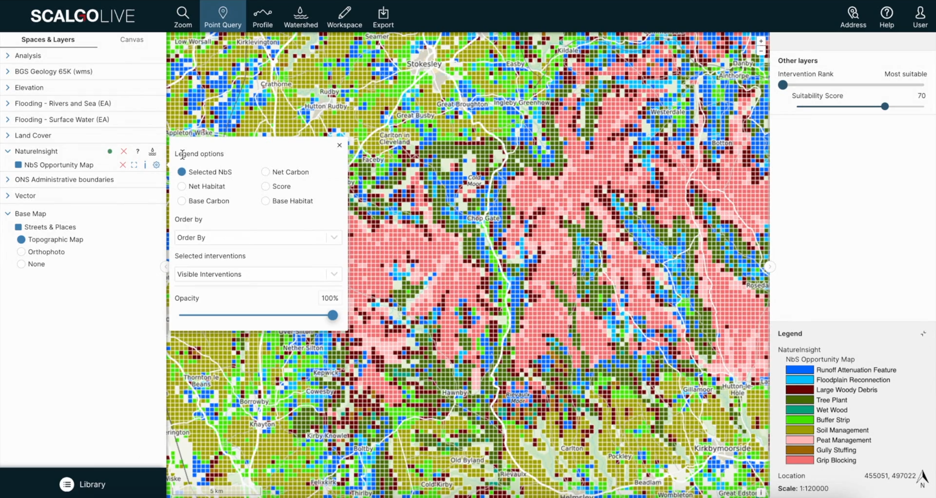 NatureInsight NbS Opportunity Map – Scalgo
