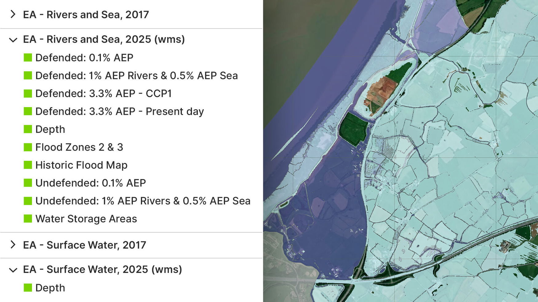 Environmental Risk Map Updated national flood risk maps from the Environment Age... – Scalgo